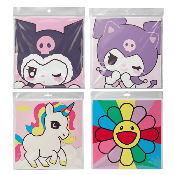 4pcs Kuromi 30cm Pom Pom Painting Bundle