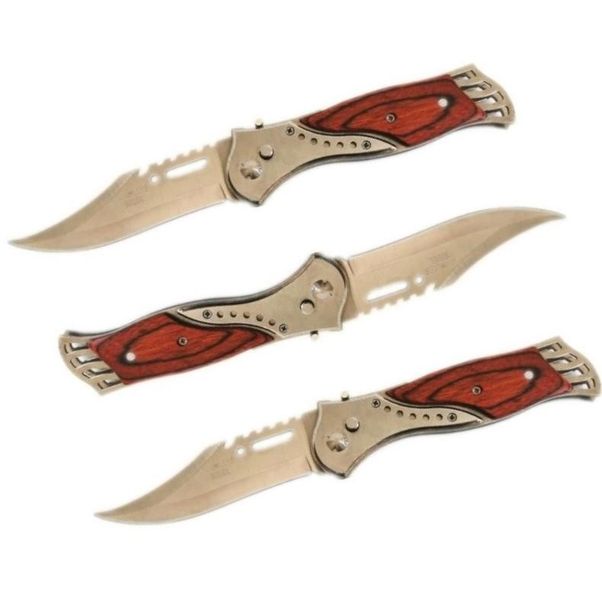 Siberian Tactical Folding Knife - 24cm (3 Pack)