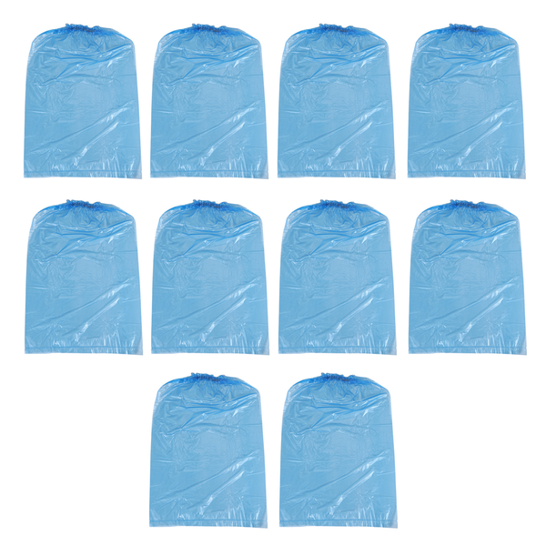 10 Pairs Thick Plastic Disposable Rain Shoe Covers High-Top