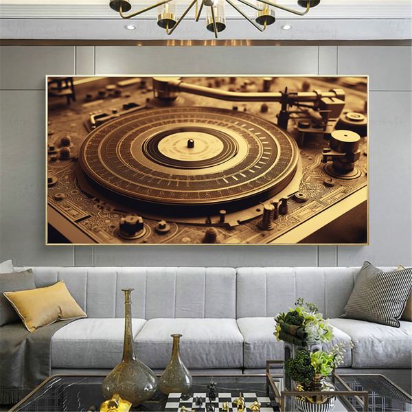Canvas Wall Decor - Vintage Vinyl - 0430