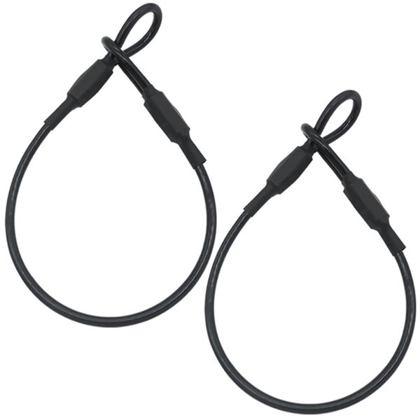 Tool Galvanised Steel Wire Safety Rope For Outdoor Travel Set of 2 - 1.5m