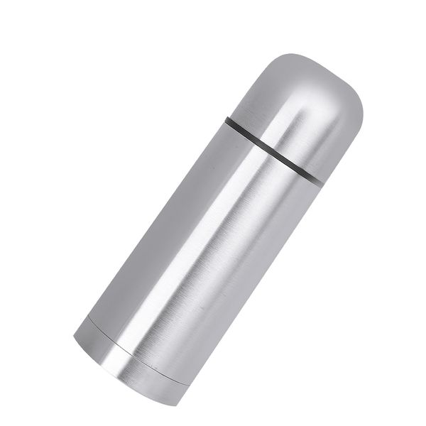 Stainless Steel Thermos Vacuum Flask Push Button Lid Insulated Cup 500ml