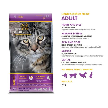 Lionel s Choice Adult Cat Food 3kg Shop Today. Get it