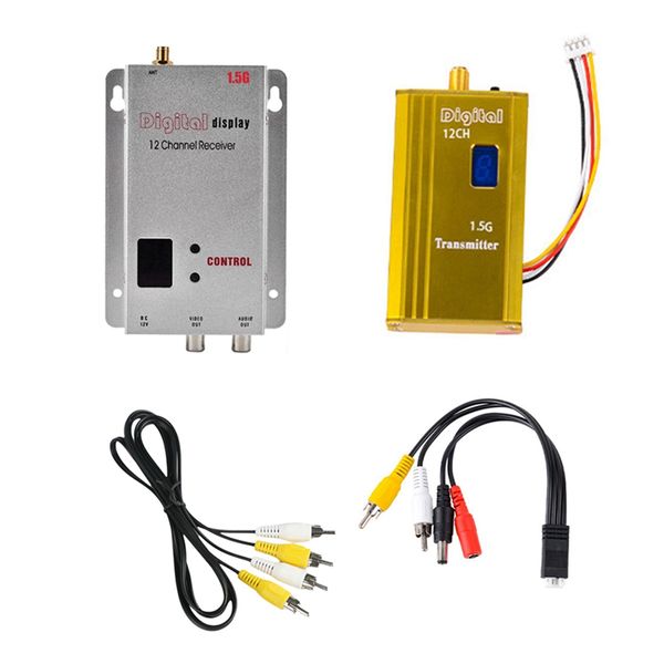 1.5G 1.5W Fpv Vtx Vrx 1500Mw 12Ch Audio Video Transmitter