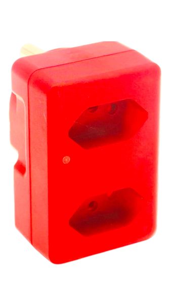 Ellies Surge Secure 2-Way Euro Adaptor 2x16A Sockets