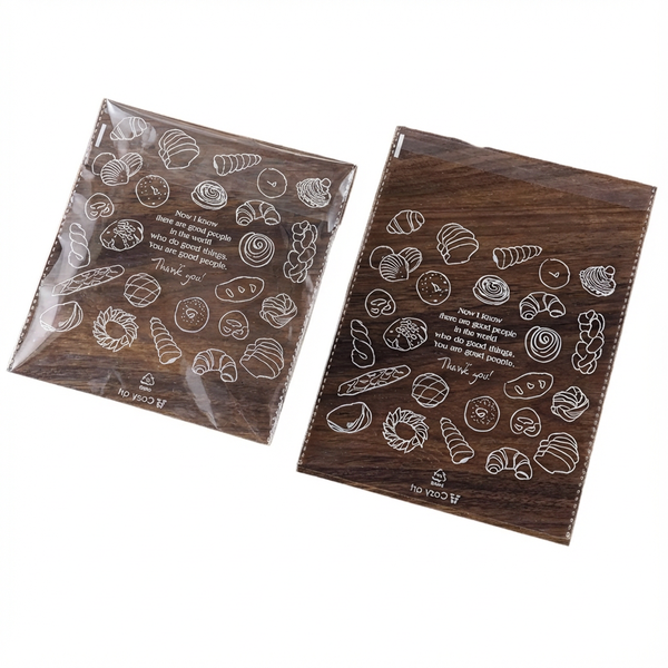 100-Pack 15×18 cm Clear Resealable Bread &amp; Cookie Bags