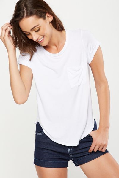 Women's Cotton On Kathleen Short Sleeve Top - White