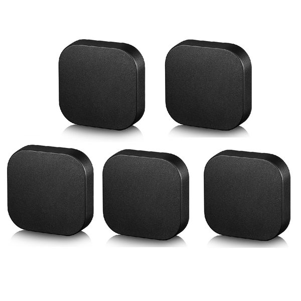 5Pcs Silicone Lens Cap For Go Pro Hero 11 10 9 Black