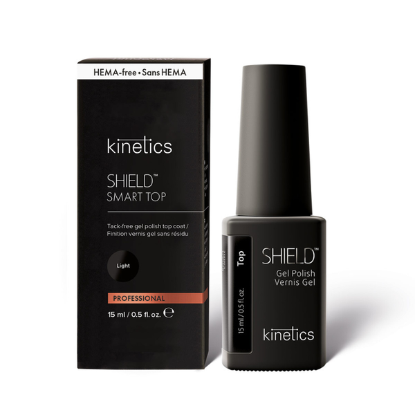 Kinetics Nails Shield Gel Polish Smart Top Light Top Coat 15ml