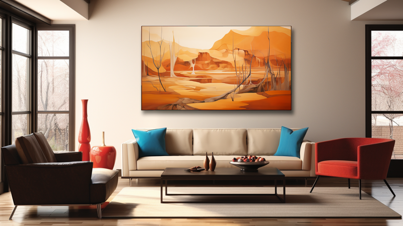 Canvas Wall Art - Desert Dream Abstract - HD0251