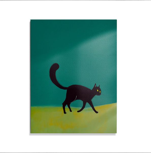 Canvas Wall Art - Blue Zigfried