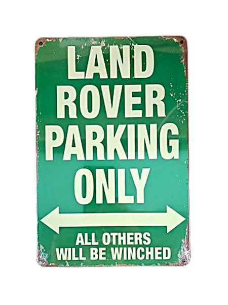 Land Rover Retro Style Metal Tin Bar Sign for Cafe Bar Pub Wall Decor
