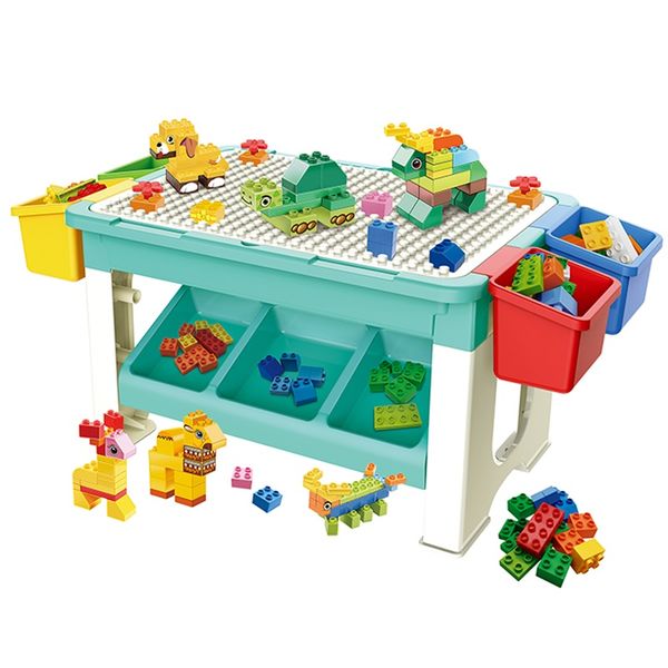 69PCS DIY Building Blocks with Table Set (IBH571684)