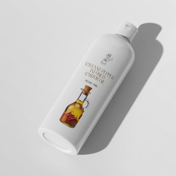Cayenne Pepper Infused Castor Oil - 200ml