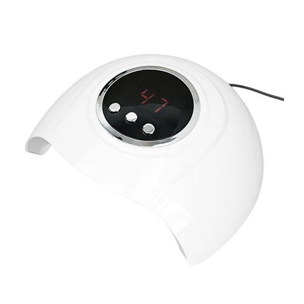 Nail Lamp, Nail Polish Curing Lamp, Professional Portable Nail Light - White