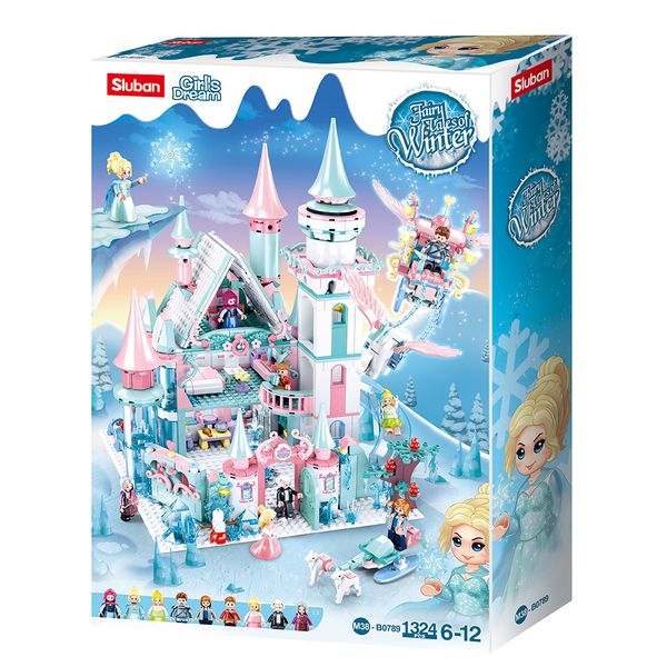 Sluban Building Set: Girl's Dream-Fairy Tale of Winter - 1324 Pieces