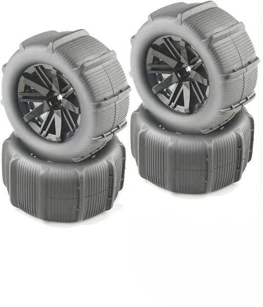 12mm Hex Hub RC Wheel Rims &amp; Rubber Tires