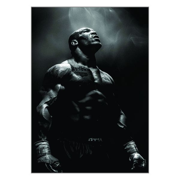 Mike Tyson Black &amp; White - A1 Poster