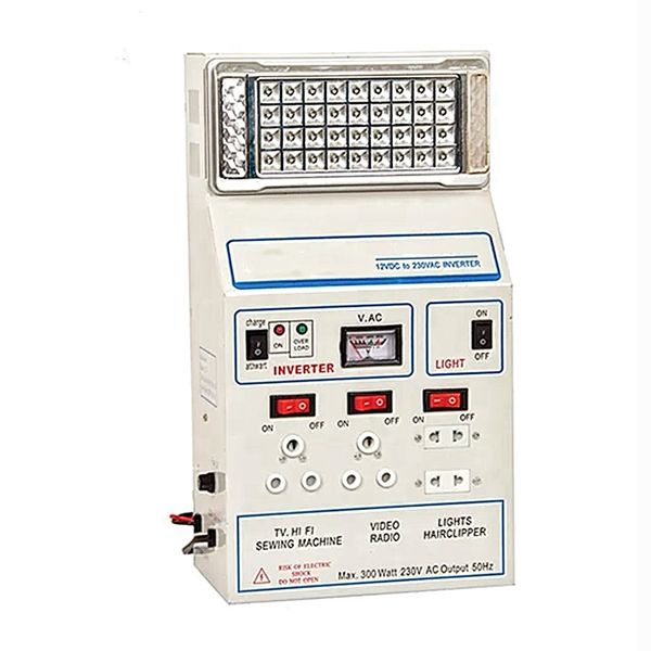 Sun - DC To AC Inverter - 230V - 330W - With Led Lamp - White
