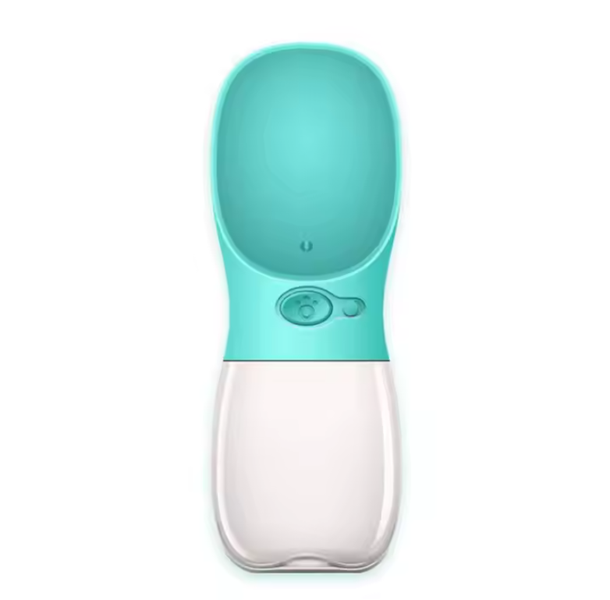 Green Portable Pet Dog Water Bottle - Leak-Proof, Travel-Friendly Dispenser