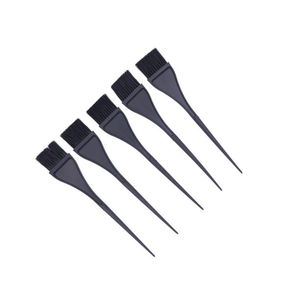 5pcs Hair Dye Applicator Professional Tint Brush for Salon Home Use Black