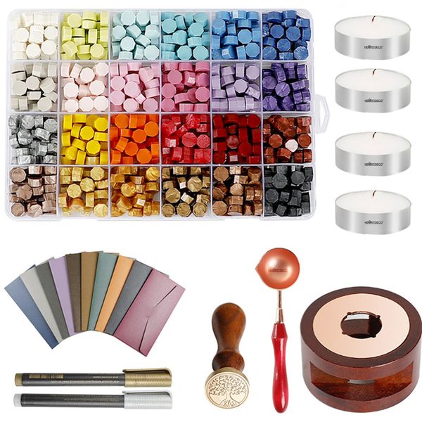 620PC Sealing Wax and Stamp Kit
