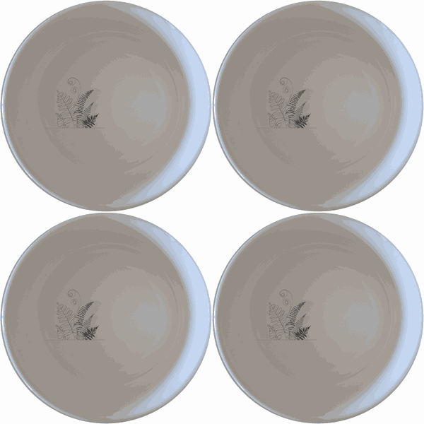 Aroids Ferns Layered Ecosystem Bowl Set of 4 - Range 1
