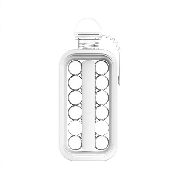 2-in-1 Portable Water Bottle/Ice Cube Maker