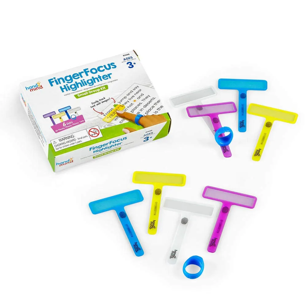 Hand2Mind - Fingerfocus Highlighter: Finger-point Reading Tool 24pcs