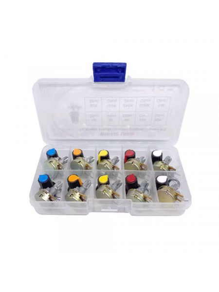 10 Piece 15MM Potentiometer Kit