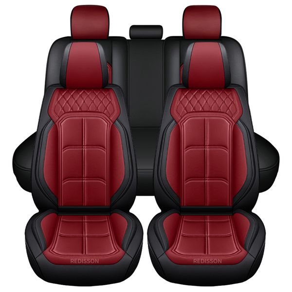 Universal Waterproof Leather Car Seat Covers - 5 Piece