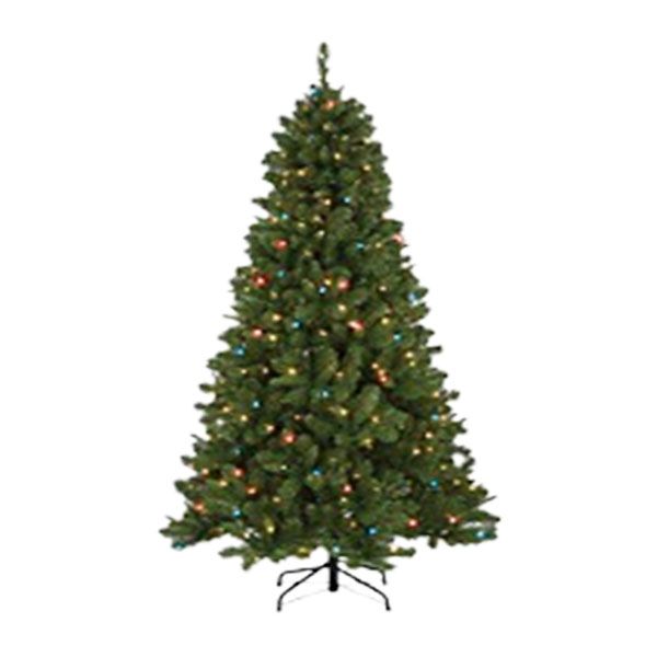 Canadian Hinged Prelit Christmas Tree