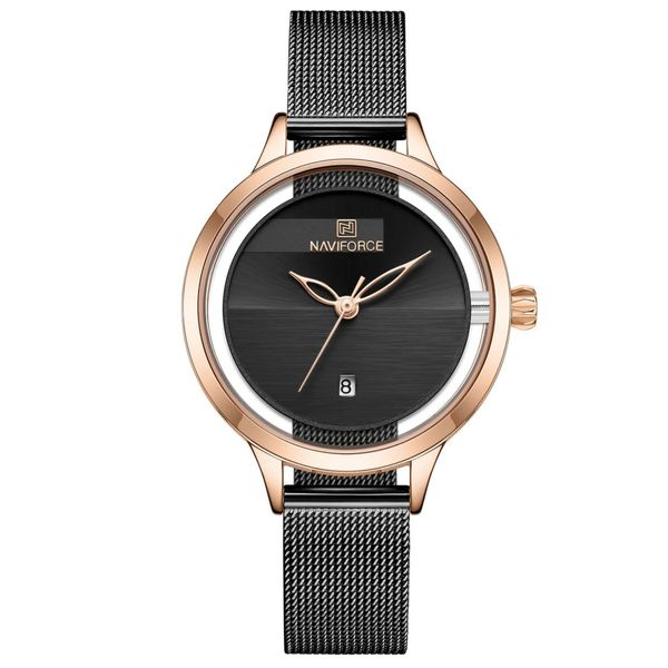 Naviforce Women's Classic Haze Quartz Ladies Milanese Strap Wrist Watch