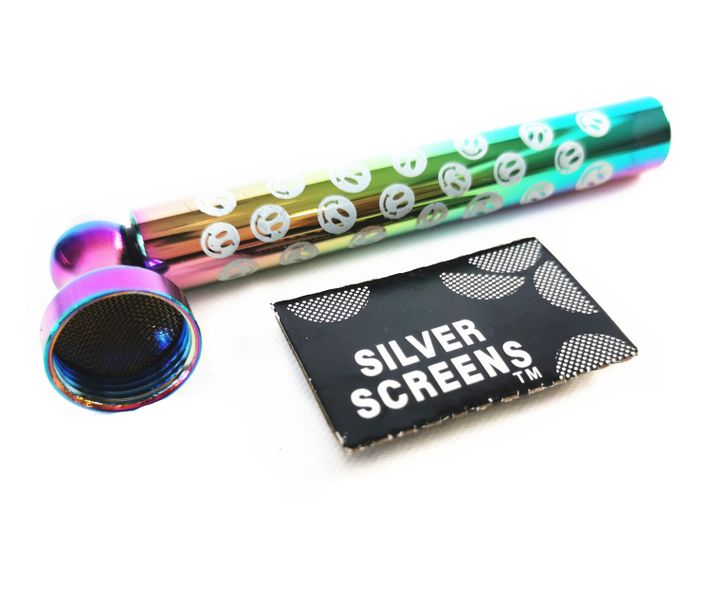 Smoking Pipe Blunt Pipe For Smoking Weed &amp; Tobacco - 8.5cm - Iridescent