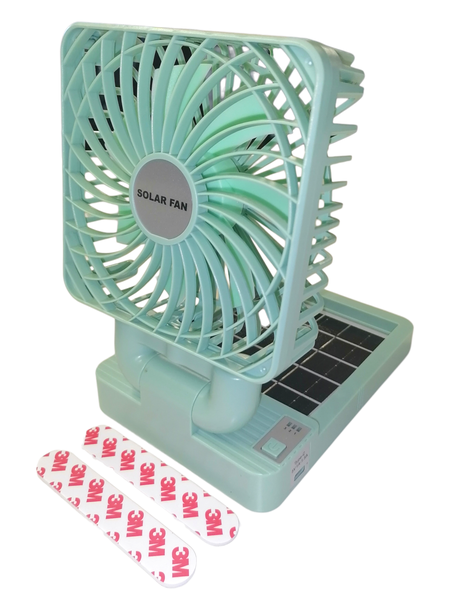 Double Head Solar Charging Fan