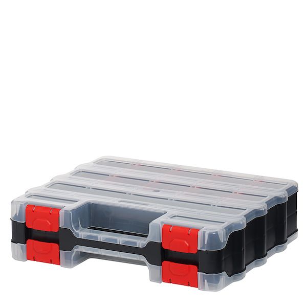 Poly Max Double Organizer (L320 x W270 x H80mm)