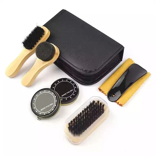 Prato Travel Leather Shoe Care Kit