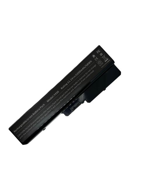 Replacement laptop battery Compatible for Lenovo ideapad Y430 L08O6D01