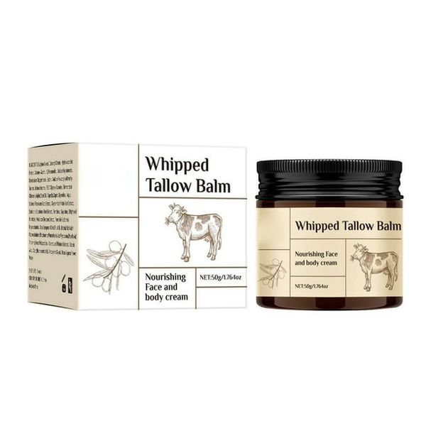 Whipped Beef Tallow Balm Cream Face And Body Moisturising Cream Balm 50g