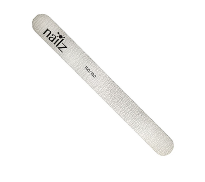 NAILZ Nail File - Straight Grey 100/180 x 5