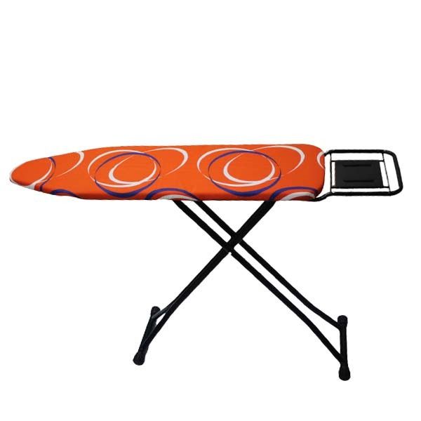 Ironing Board 132x33cm, Orange with white and blue circleds