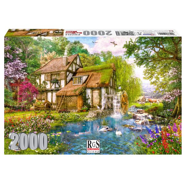 RGS Group The Old Water wheel 2000 Piece Jigsaw Puzzle