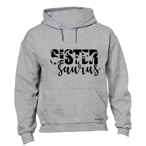 Sister-Saurus Ladies - Hoodie - Grey