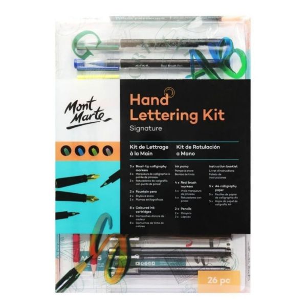 Mont Marte Hand Lettering Kit Signature 26pc