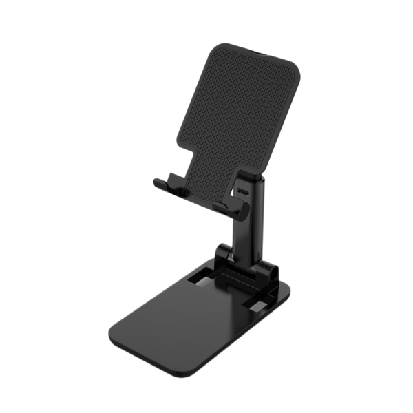Foldable Adjustable Desktop Phone Stand Black