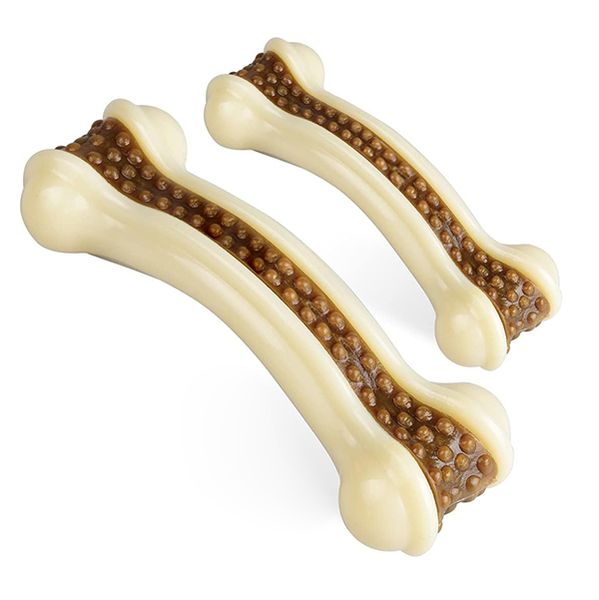 2 Pack - Dog Chew Toys for Aggressive Chewers Large Breed,Beef Flavor