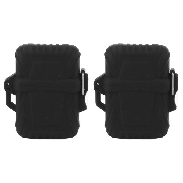2 Pieces Waterproof Lighter Cases