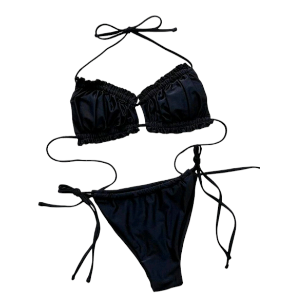 Women's Bonvoyette Summer Bikini Set Black