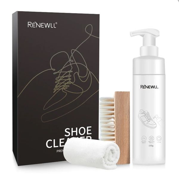 Renewll Sneaker Foam Shoe Cleaning Kit. Mild Formula.