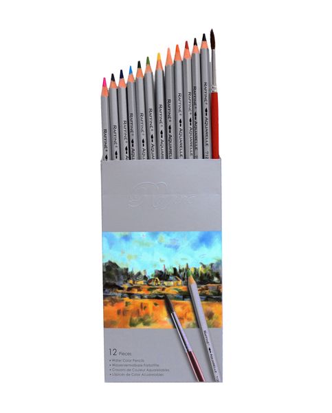Marco Raffine Aquarelle Pencils 12 Piece Box Set